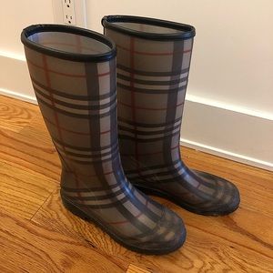 Burberry Rain Boots - Grey Size 41